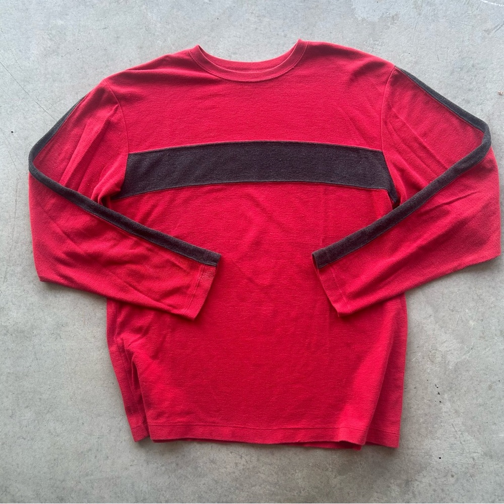 Old Navy Y2k early 2000s Red longsleeve sweatshirt XL